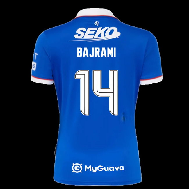 2025-2026 Rangers Home Shirt (Bajrami 14)-SoccerKits Hub | Buy Soccer Jerseys Online